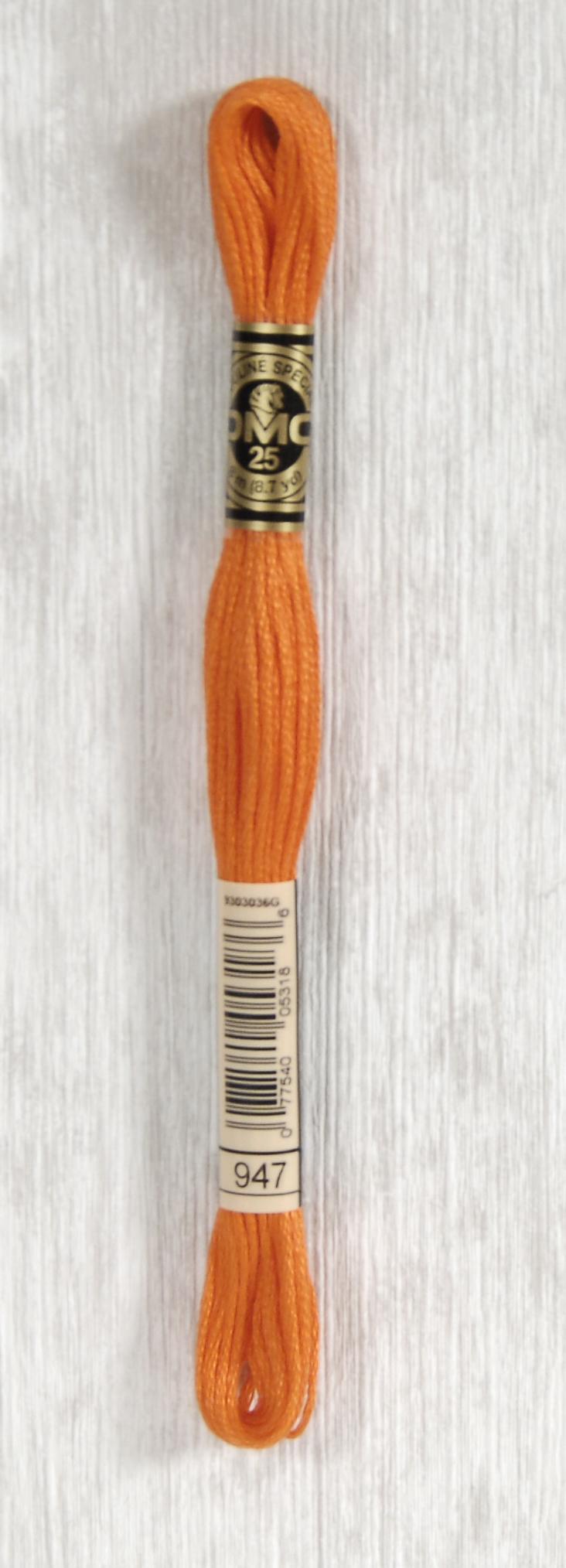 DMC Mouliné Spécial 25 Broderigarn - Farve 947 på tilbud!