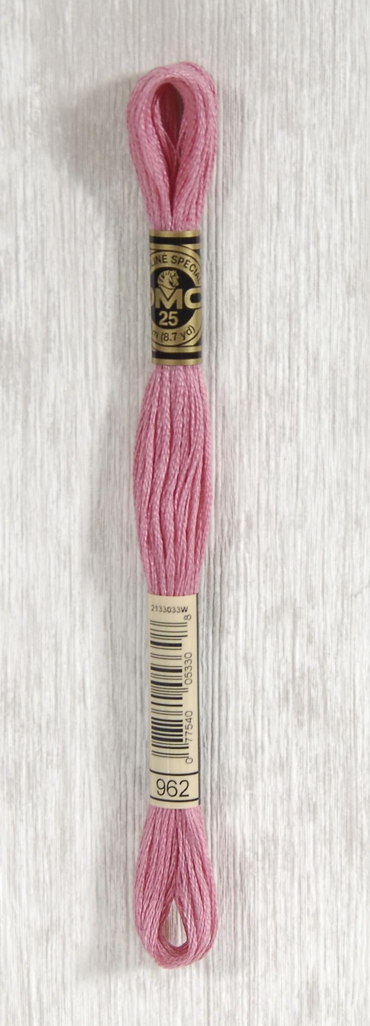 DMC Mouliné Spécial 25 Broderigarn - Farve 962 Tilbud!