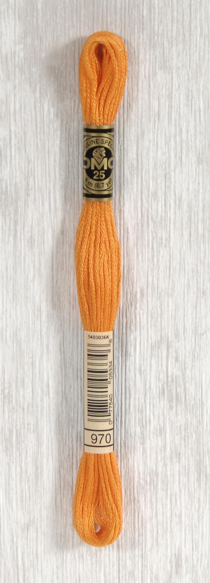 DMC Mouliné Spécial 25 Broderigarn - Farve 970 Tilbud!