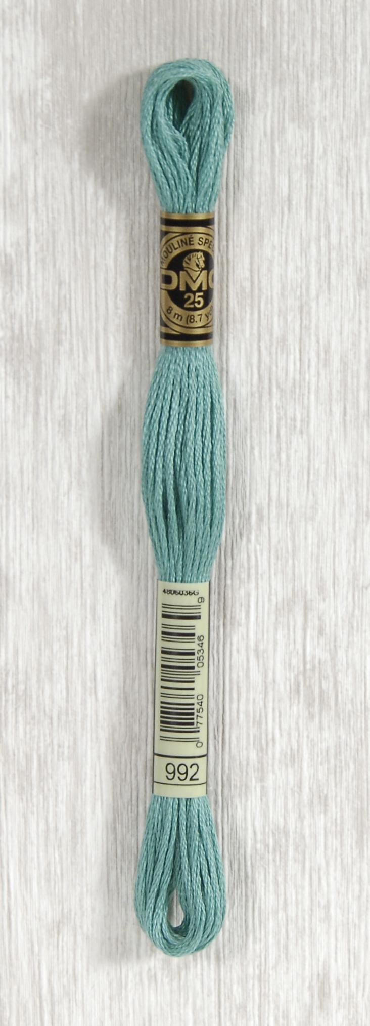 DMC Mouliné Spécial 25 Broderigarn - Farve 992 på tilbud!