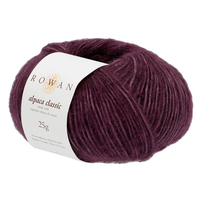 Rowan Alpaca Classic Garn Fv 123 Lilla Regn