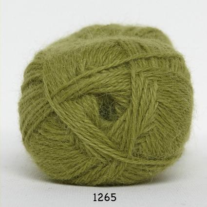 Hjerte Alpaca Uldgarn - Lime Grøn 1265 - Blød og Lækker