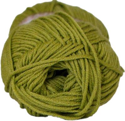 Hjertegarn Merino Cotton - Lime Grøn 1265, Maskinvaskbart Garn