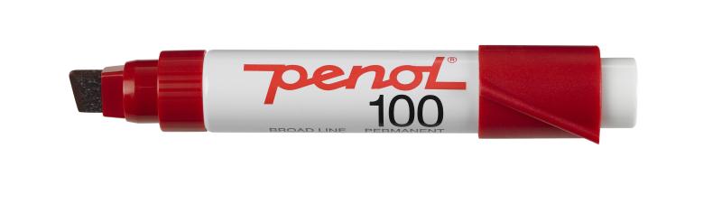 Penol 100 Rød Spritmarker - Tykke Streger 3-10 mm