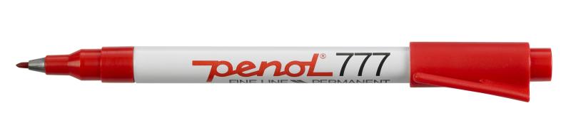 Penol 777 – Rød Permanent Spritmarker 1 mm til Kontoret