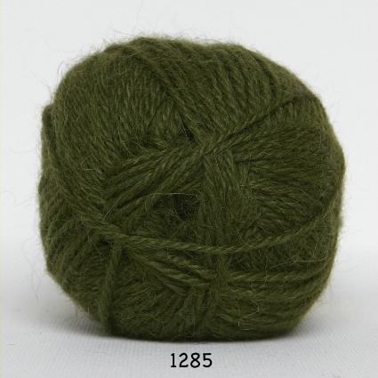 Hjerte Alpaca Uldgarn - Jagt Grøn 1285 - Blød og Lækker