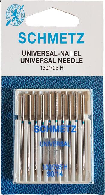 Schmetz Universal Symaskinnåle - Flad Kolbe - 10 stk.