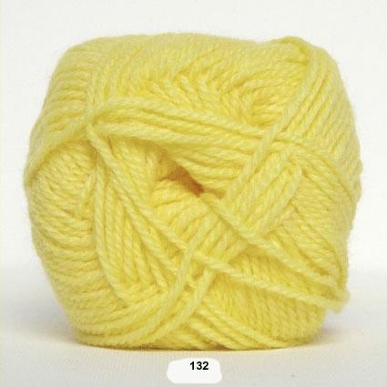 Akrylgarn Jette Hjertegarn - Fv 132 Lys Gul Tilbud