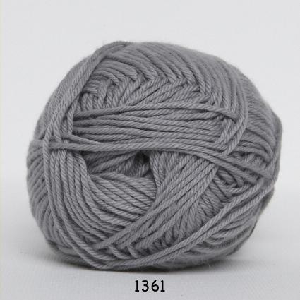 Bomuldsgarn Cotton nr. 8/4 - Hækling - Grå 1361