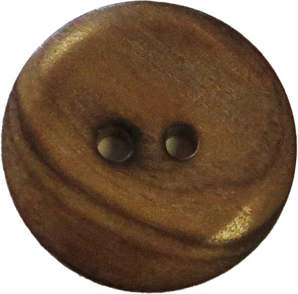Mørke Træknapper 2 Hul 26 mm - Perfekt til Hobbyprojekter
