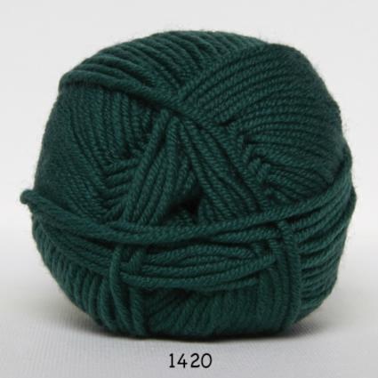 Hjertegarn Extrafine Merino 90 - Mørkgrøn Uldgarn Tilbud