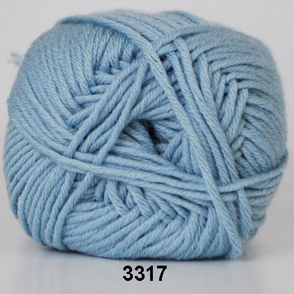 Merino Cotton Aqua Garn 50 g - Nr. 3317 fra Niah Design
