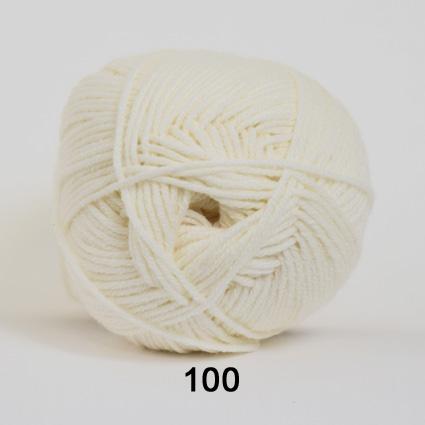 All Seasons Råhvid Garn 50g fra Niah Design