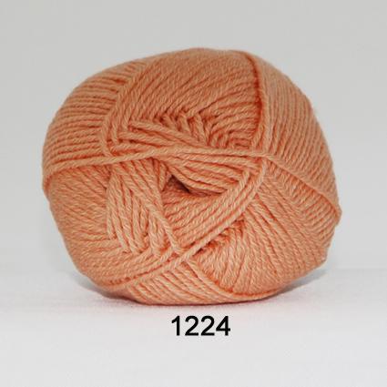 All Seasons Lys Orange Garn 50 g - Nr. 1224