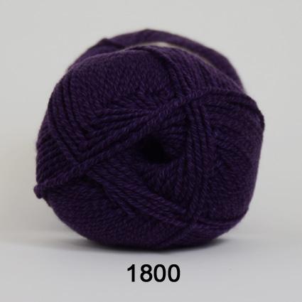 All Seasons Garn Mørk Lilla 50 g - Nr. 1800 fra Niah Design