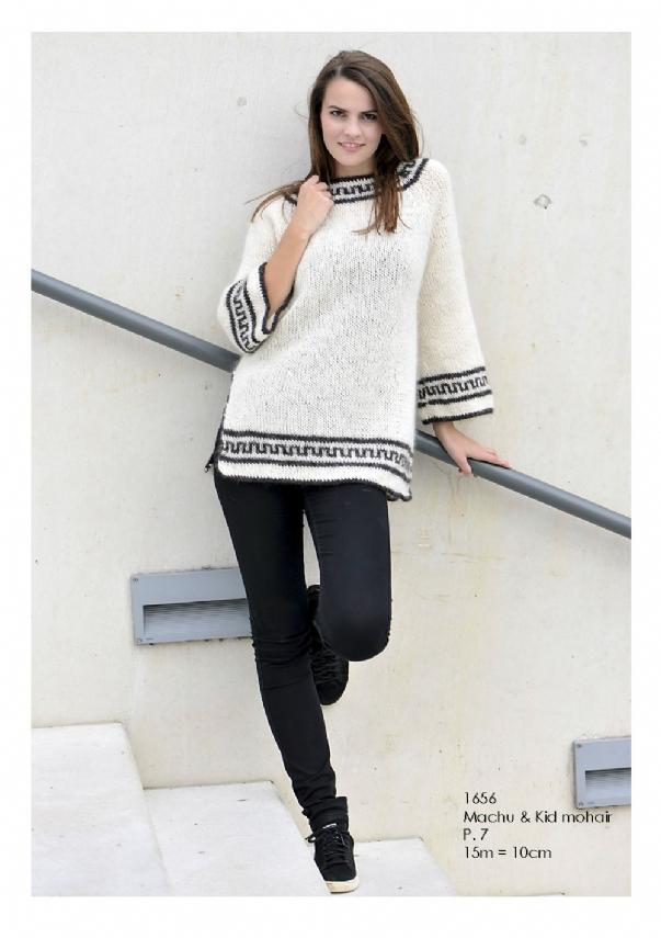 Tunika Strikkeopskrift Nr. 1656 - Fantastisk DIY Projekt