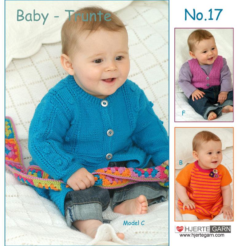 Baby Strikkeopskrift Trunte Nr 17 - Fantastiske modeller!