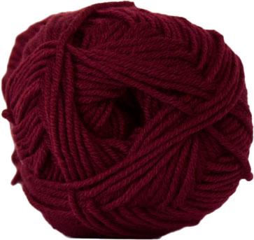 Hjertegarn Merino Cotton - Vinrød 1726 til Maskinvask