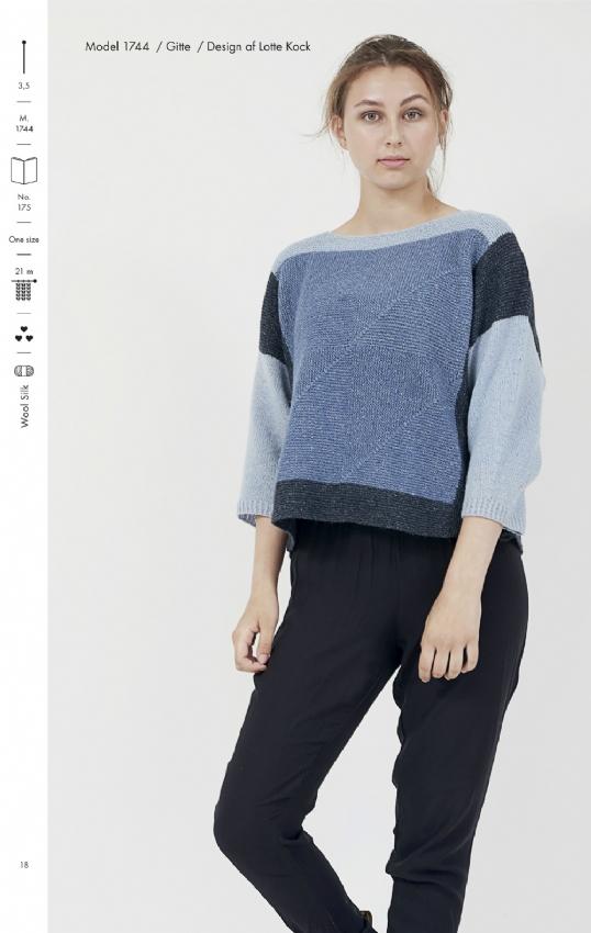Strikkehæfte 175: Løst Hængende Sweater Gitte Model