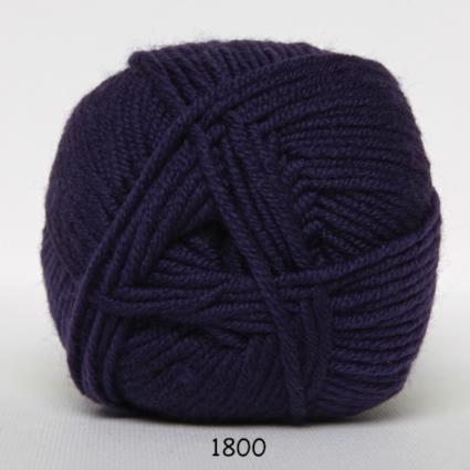 Hjertegarn Extrafine Merino 90 - Mørklilla Garntilbud!
