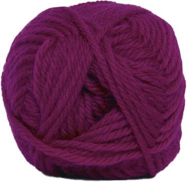 Hjertegarn Lima Garn - Mørk Pink 100% Uld til Strikning