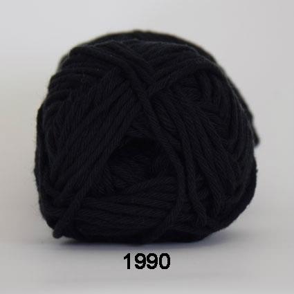 Hjertegarn Cotton 8/8 - Fv 1990 Sort - Kvalitetsgarn!