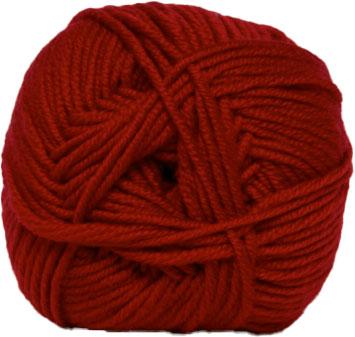 Hjertegarn Merino Cotton - 2060 Rød, Maskinvaskbart Garn