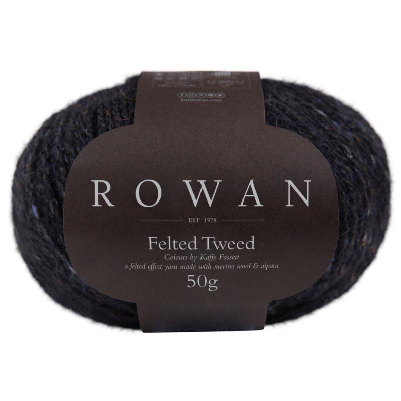 Rowan Felted Tweed Garn - 211 Sort på udsalg!