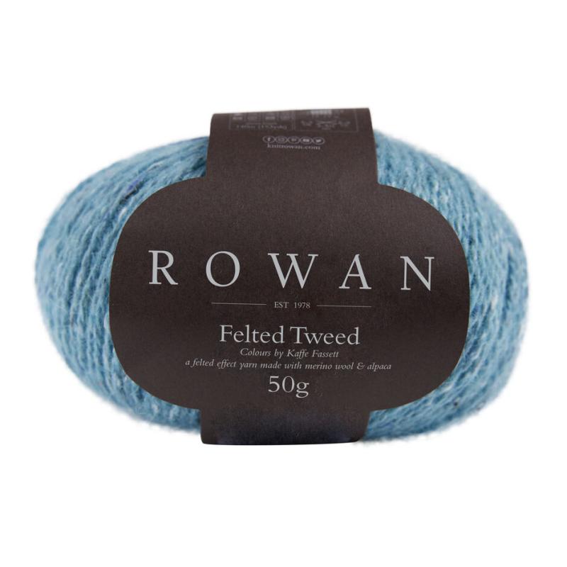 Rowan Felted Tweed Garn - 218 Fjord, Luksus Kvalitet