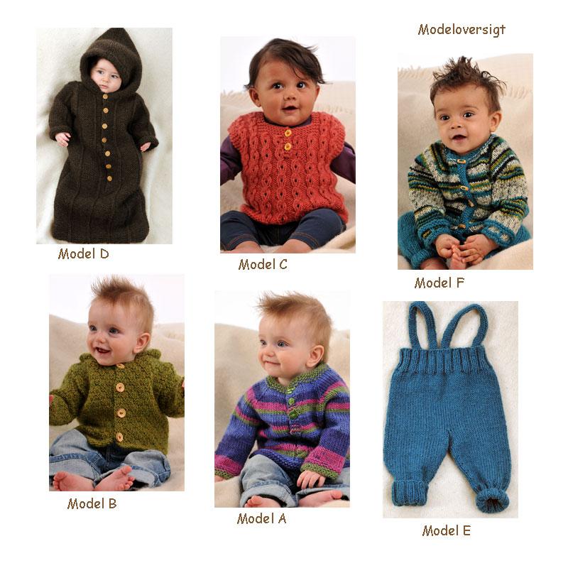 Baby strikkeopskrift: Ragg og Incawoll No 23