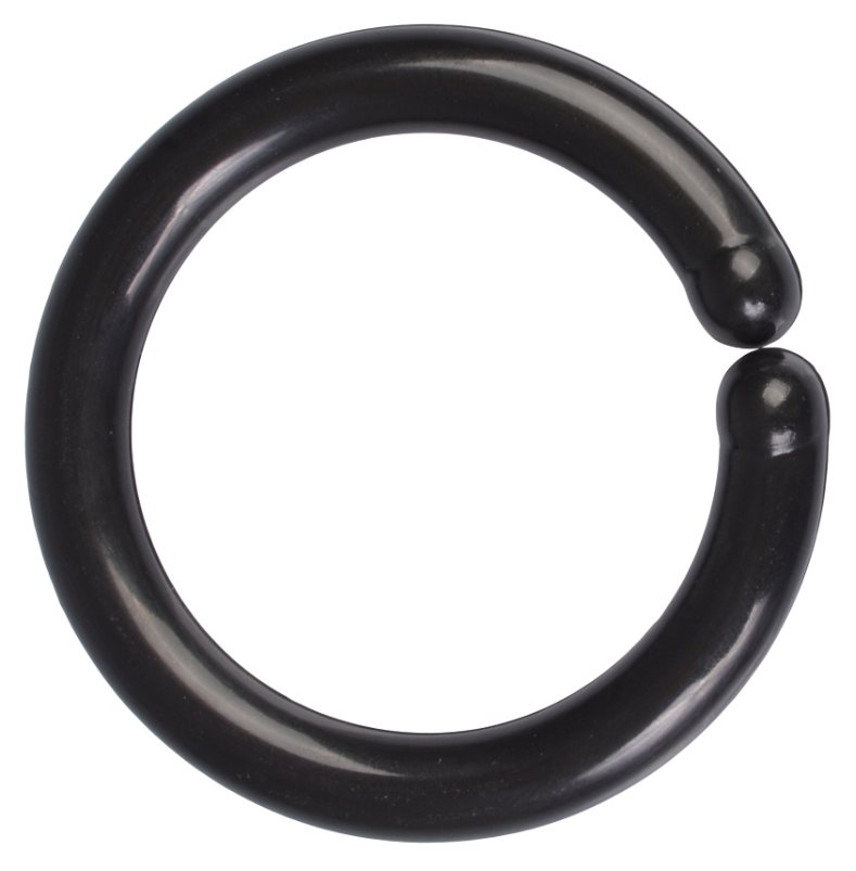 C-ring i sort, Ø60 mm - 1 stk fra Niah Design