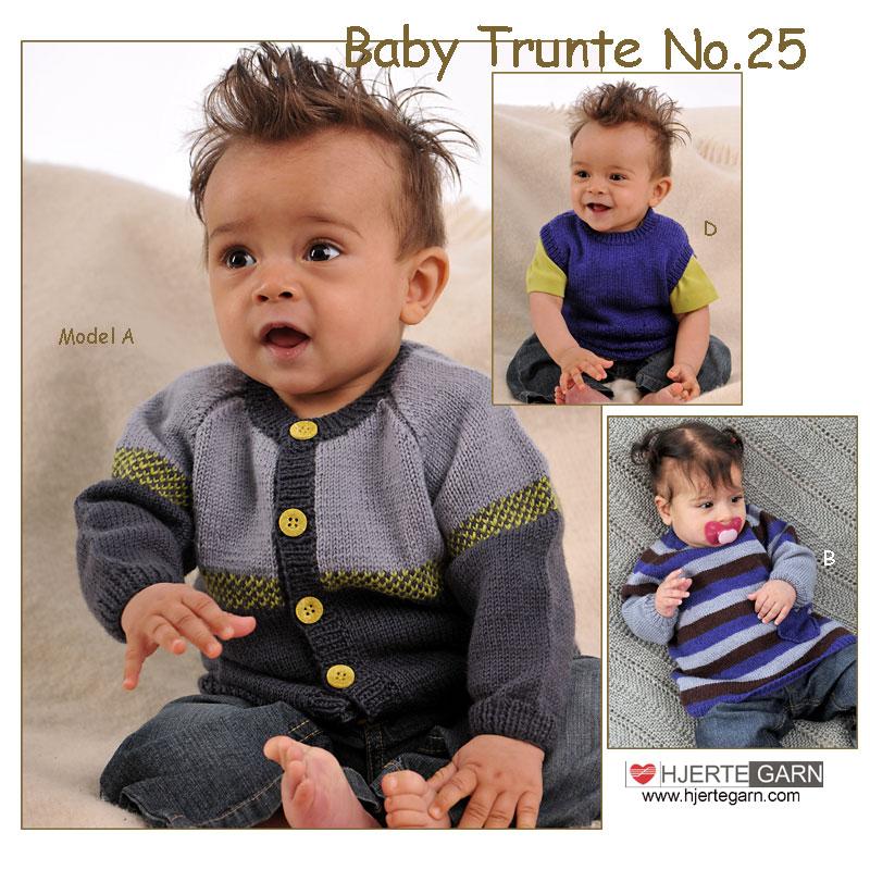 Baby Strikkeopskrifter Trunte No 25 - Seks unikke opskrifter
