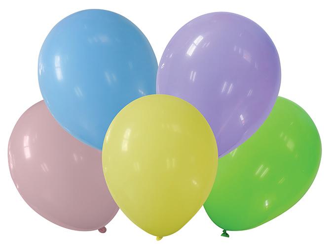 Pastel Balloner - 30 stk. 23 cm til Festen!