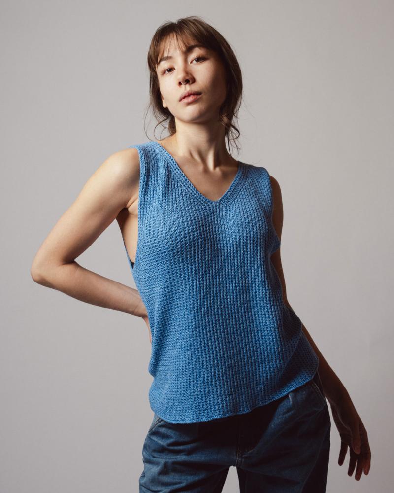 Strikkekit Model 2671 Kamilla Arezzo Garn - Top Down Design