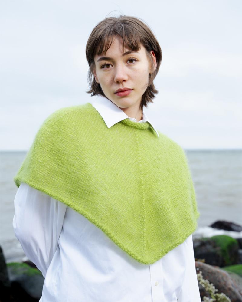 Strikkekit med opskrift - Model 2682 Haru Poncho