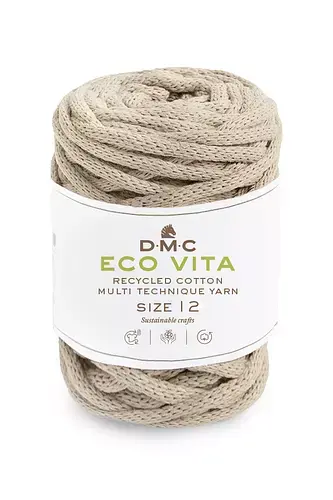 DMC Eco Vita 12 Garn - Bæredygtigt Beige 250 g