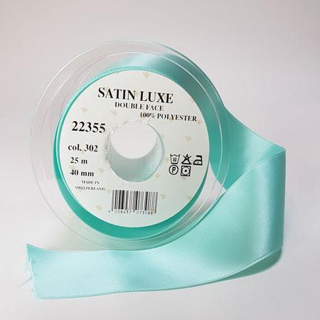 Satinbånd - Pastel Grøn - Nr 302 - 40 mm til kreative projekter