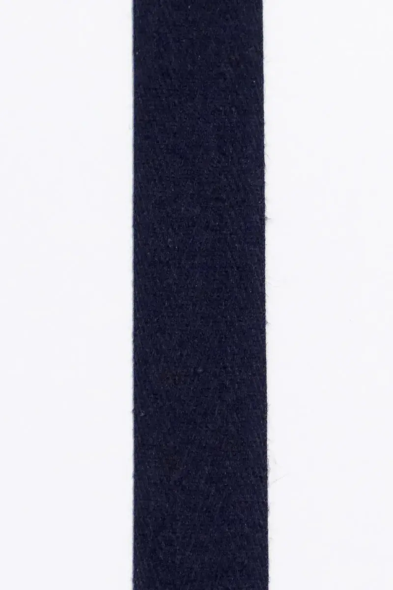 Sildebensvævet Bomuldsbånd 20 mm - Marine, Hobbytilbehør