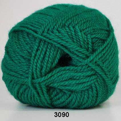 Akrylgarn Jette Hjertegarn - Fv 3090 Græs Grøn på tilbud