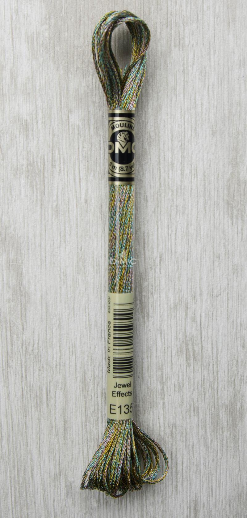 Dmc Mouliné Light Effects Broderigarn E135 - Lysende Effekter