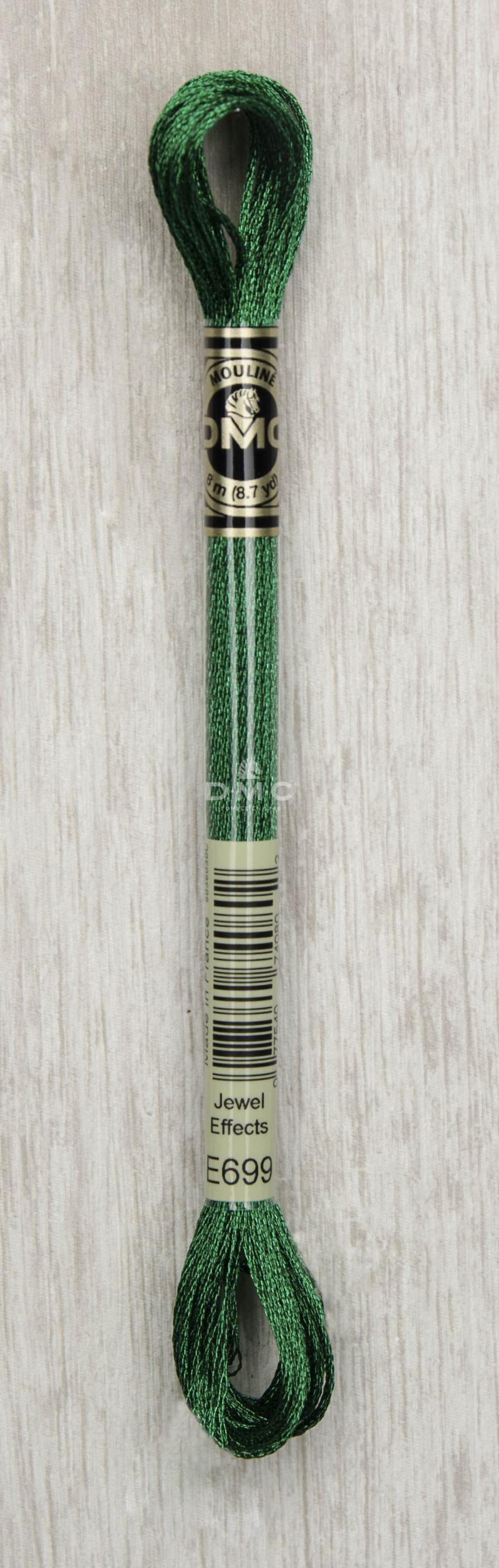 Dmc Mouliné Light Effects Broderigarn E699 - Fantastiske Effekter