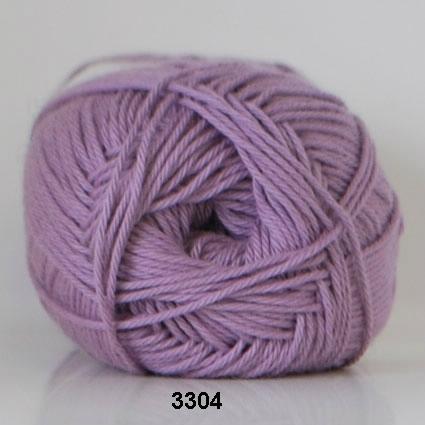 Bomuldsgarn til hækling - Cotton nr. 8/4, Lavendel 3304