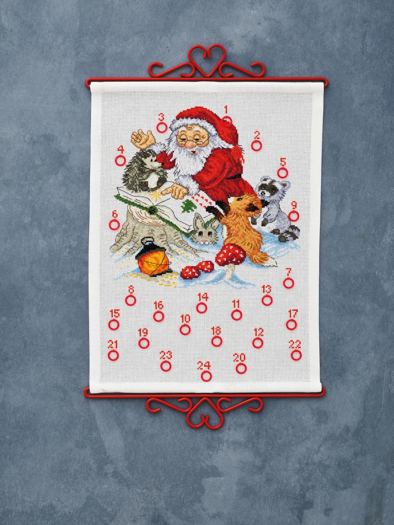 Pakkekalender Broderi Kit - Godnathistorie fra Permin