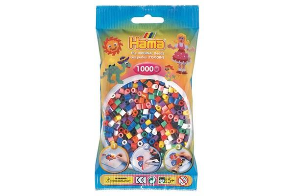 Hama Midi Perler 1000 Stk - Kreativ DIY Mix 207-00