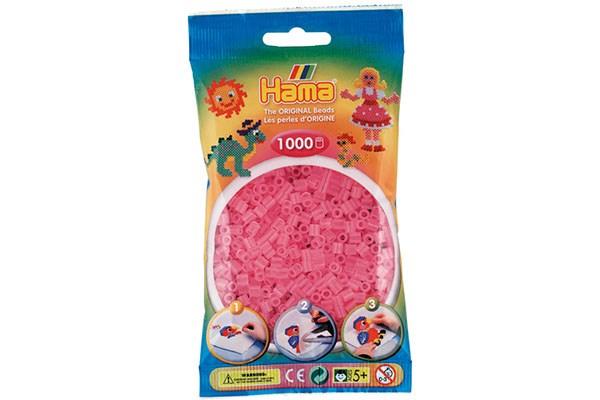 Hama Midi Perler 1000 Stk - Trans Pink Kreativitet!