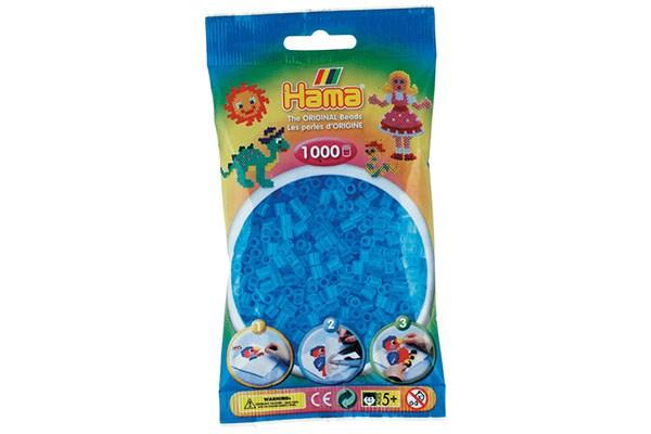Hama Midi Perler 1000 Stk - Trans Blå Kreativitet!