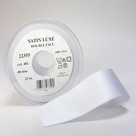 Hvid Satin Bånd nr. 401 - Perfekt til Pynt og Hobby
