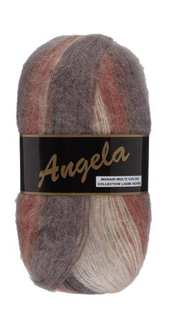 Angela Flerfarvet Mohair Garn - Lammy Fv 413, 500m