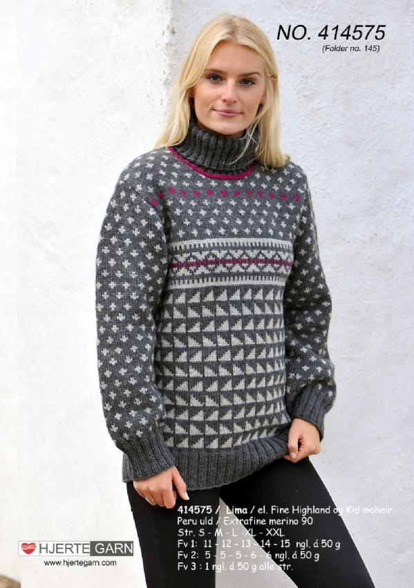 Mønsterstrikket sweater - kreativ strikkeopskrift til dig!