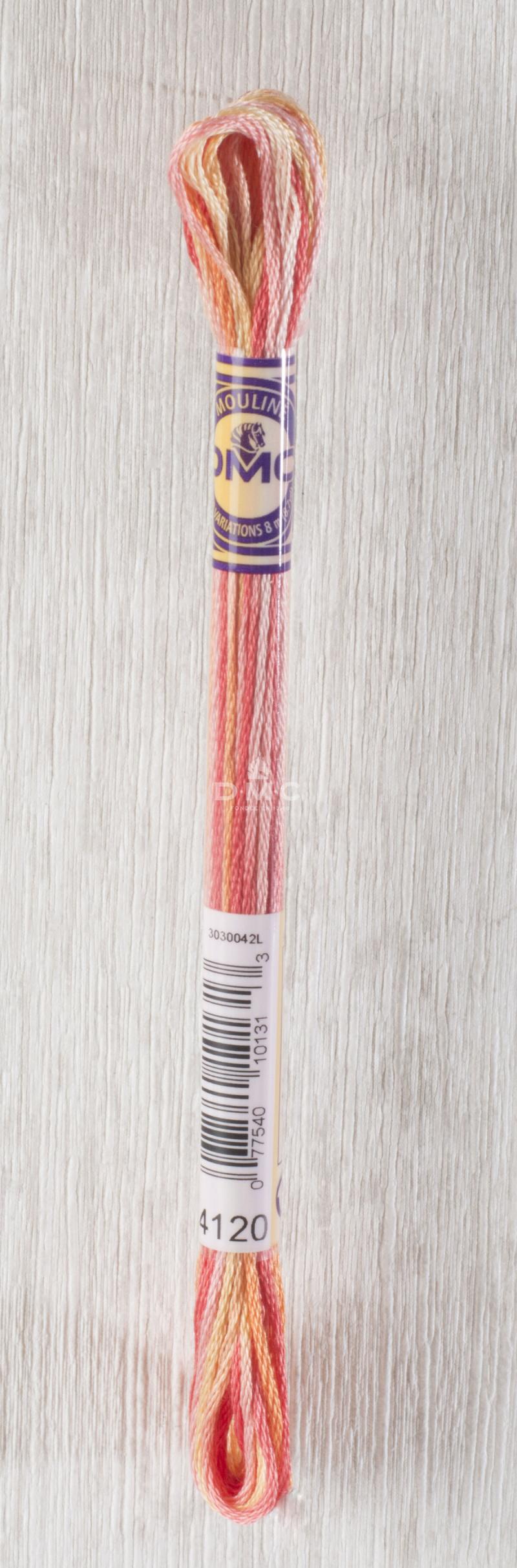 Dmc Mouliné Broderigarn Farve 4120 - Fantastisk variation!